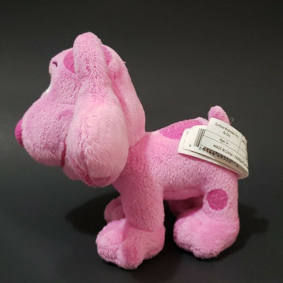 Blue's Clues Magenta Plush Pink Puppy Dog Stuffed Animal 7" - Picture 2 of 10